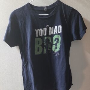 Tultex Dark Blue Kids Tee with Graphic Print